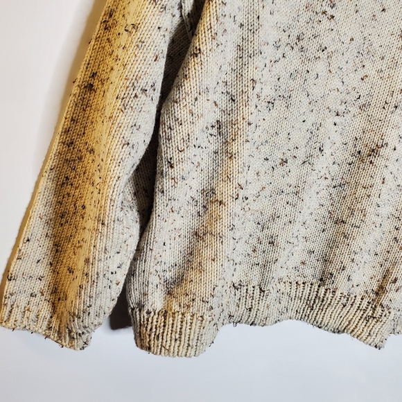 Vintage chunky knit patriotic flag oversized cardigan Sweater ***NO TAGS Med/Lar - Picture 5 of 9